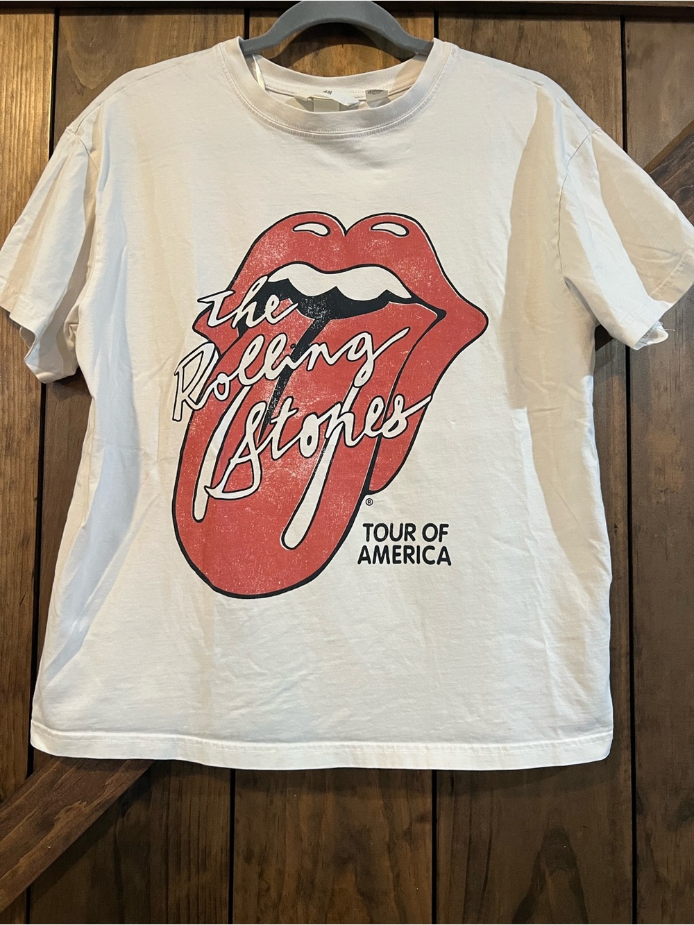 H&M The Rolling Stones Tour of America Graphic Tee | Women’s Small